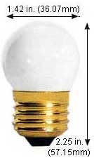 Incandescent Colored Sign Lamps 7.5S11W