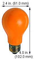 Incandescent Colored A Lamps 25A99O