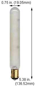 Incandescent Exit Sign Bulbs 25T61/2DCIF