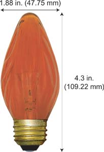 Incandescent Incandescent F15 40F15A