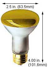 Incandescent Colored Reflector - Par 50R20XFL/Y