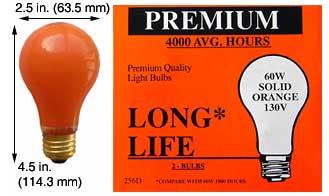 Incandescent Colored A Lamps 60A99CO 