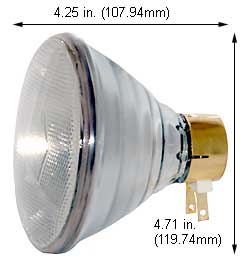 Incandescent Incandescent Par38 75PAR3FL 