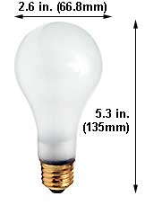 Incandescent Incandescent A21 150A21IF 230V FROST 