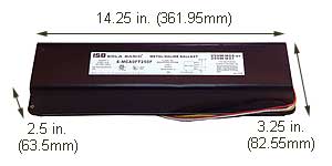 Ballasts Metal Halide - Mercury Vapor Ballasts 250W M.H. - M.V. Ballasts 72C5782NP001/ E-MCAOFT250F