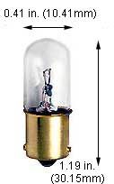Incandescent Miniature T3.25 1873