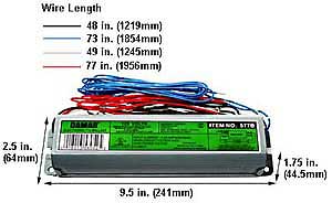 Ballasts Fluorescent Electronic Ballasts T5 EL248-120HF SLIMLINE