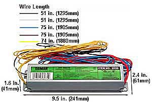 Ballasts Fluorescent Electronic Ballasts T12 EL440-120/277HFRS 