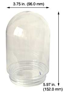 Incandescent Incandescent Fixtures Fixtures VPGLL-01 75W CLEAR LEXAN