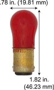 Incandescent Incandescent S6 6S6DC/TR 130V TRANS-RED