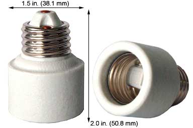 H.I.D. Sockets Adaptors MED E26 TO MED E26 EXTENDER