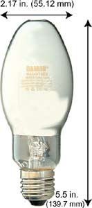 H.I.D. Mercury Vapor ED17 H43AV75DX