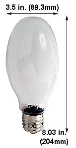 Shatter Resistant HID Safe-Shield M250W/C/U/4K E39 COATED 12PK