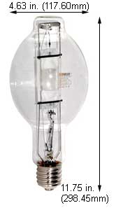 H.I.D. Metal Halide BT37 - ED37 MT400/BU                 