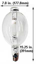 H.I.D. Mercury Vapor BT56 H36GV1000