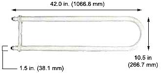Fluorescent U-Bend Lamps U-Bend HO FTU9-84T12D/HO
