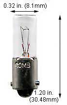 Incandescent Miniature T2.5 60MB