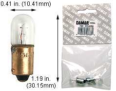 Incandescent Miniature T3.25 755  (Carded)
