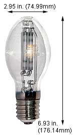 H.I.D. High Pressure Sodium (H.P.S.) Standard Mogul Base (E39) LU150/55/SBY/ECO