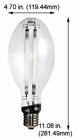 H.I.D. High Pressure Sodium (H.P.S.) Standard Mogul Base (E39) LU750/ECO