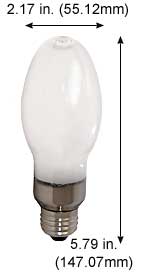 H.I.D. High Pressure Sodium (H.P.S.) Standard Medium Base (E26) LU35/D/M/ECO