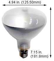 H.I.D. Self-Ballasted Mercury R40 160R40SBFL 120V