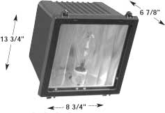 Fixtures Metal Halide Fixtures FLM Series FLM-175MHQPK W/LAMP