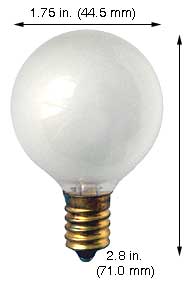 Incandescent Incandescent G14 40G14FR