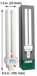 Fluorescent Compact Fluorescent Double Twin Shape(4pin) F26DDTT/DE/850/G24Q-3 4 PIN
