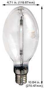 H.I.D. High Pressure Sodium (H.P.S.) Standard Mogul Base (E39) LU360/MVR/ECO