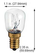 Incandescent Incandescent PR 15W PR 125V