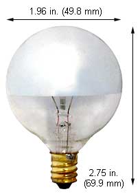 Incandescent Incandescent G16.5 60G161/2/CL SILVER BOWL