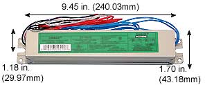 Ballasts Fluorescent Electronic Ballasts Compact Fluorescent(4 Pin) 232T8277I 17W/25W/32W 277V