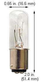 Incandescent Miniature T5 T1654B15M