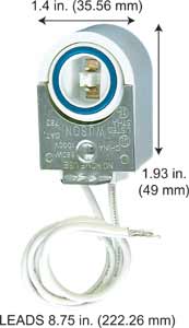 Fluorescent Fluorescent Sockets Recessed DC Sockets (HO - VHO) 783 SOCKET SNAP-IN HO