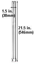 Fluorescent Compact Fluorescent Double Twin Shape(4pin) FT40DL/841/RS 