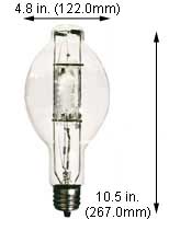 H.I.D. Metal Halide BT37 - ED37 MP400/BU/LU/4K        