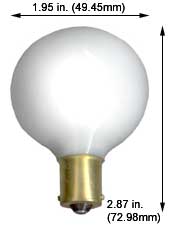 Incandescent Incandescent G16.5 13G161/2/C/SC
