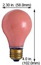 Incandescent Colored A Lamps 25A99PK