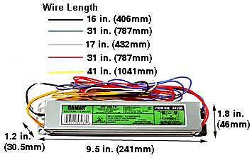 Ballasts Fluorescent Electronic Ballasts T12 EL230-277HF