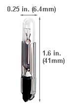 Incandescent Miniature T2 12C -2