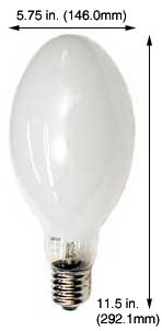 H.I.D. High Pressure Sodium (H.P.S.) Standard Mogul Base (E39) LU400/D/ECO