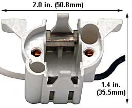 Fluorescent Fluorescent Sockets Compact Fluorescent Sockets 13W 2 PIN DOUBLE TWIN TUBE