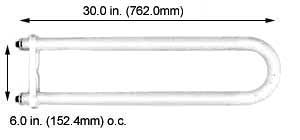 Fluorescent U-Bend Lamps U-Bend HO FTU6-60T12D/HO