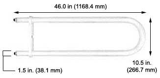 Fluorescent U-Bend Lamps U-Bend HO FTU9-96T12D/HO