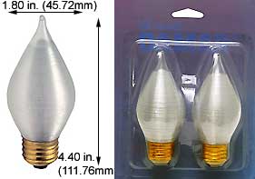 Incandescent Incandescent C15 60C15SG SPUN GLOW