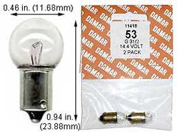 Incandescent Miniature G3.5 53 (Carded)