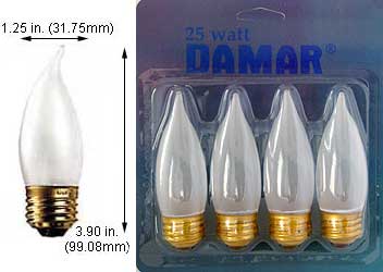Incandescent Incandescent EFF 25EFF  32MM   4-Pack