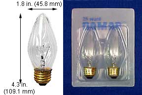 Incandescent Incandescent F15 25F15C