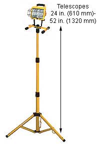 Fixtures Tungsten Halogen (Quartz) Fixtures Pole L10 500Q-S SINGLE TELE